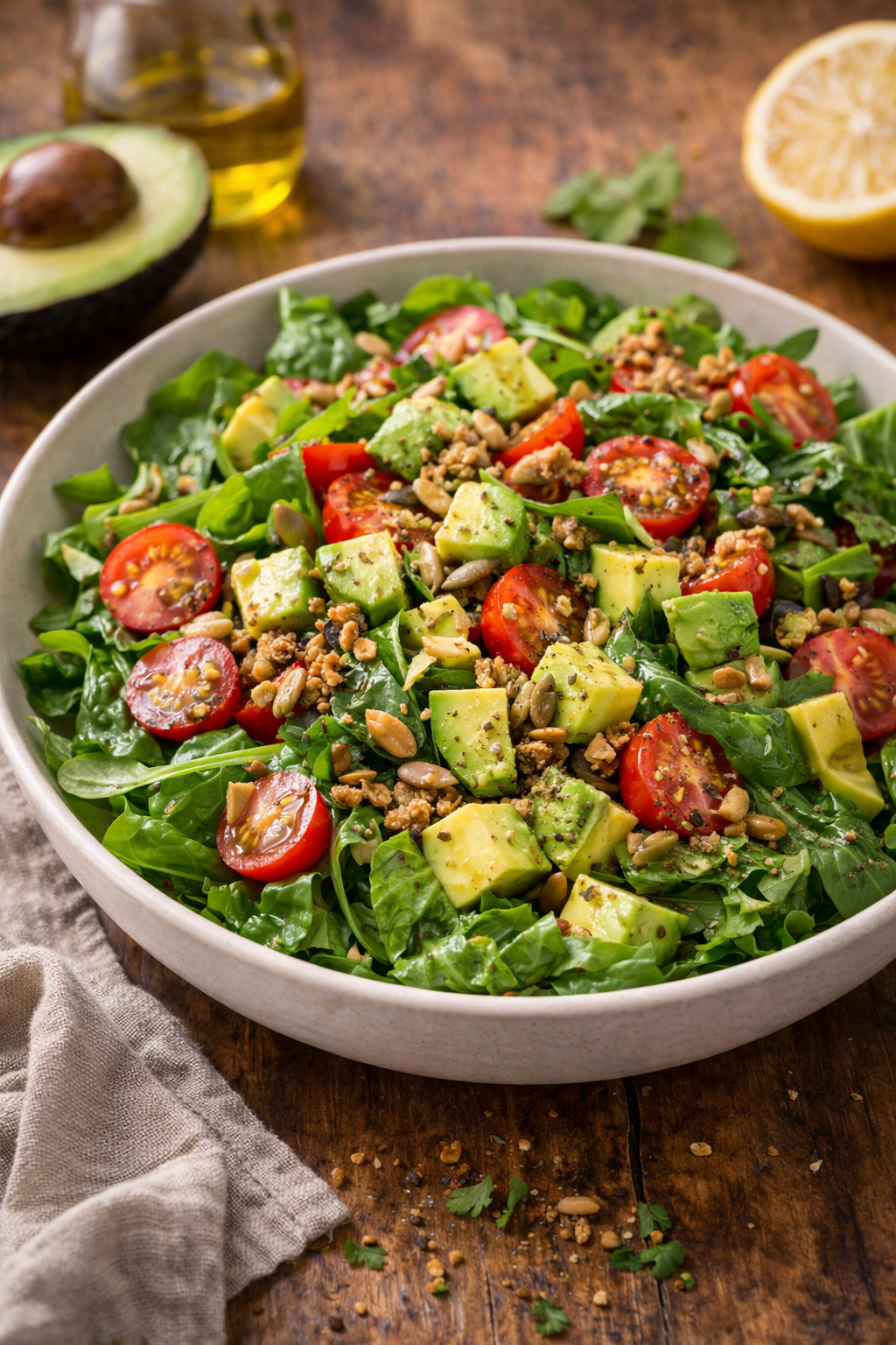 Ensalada con Mix Mediterráneo