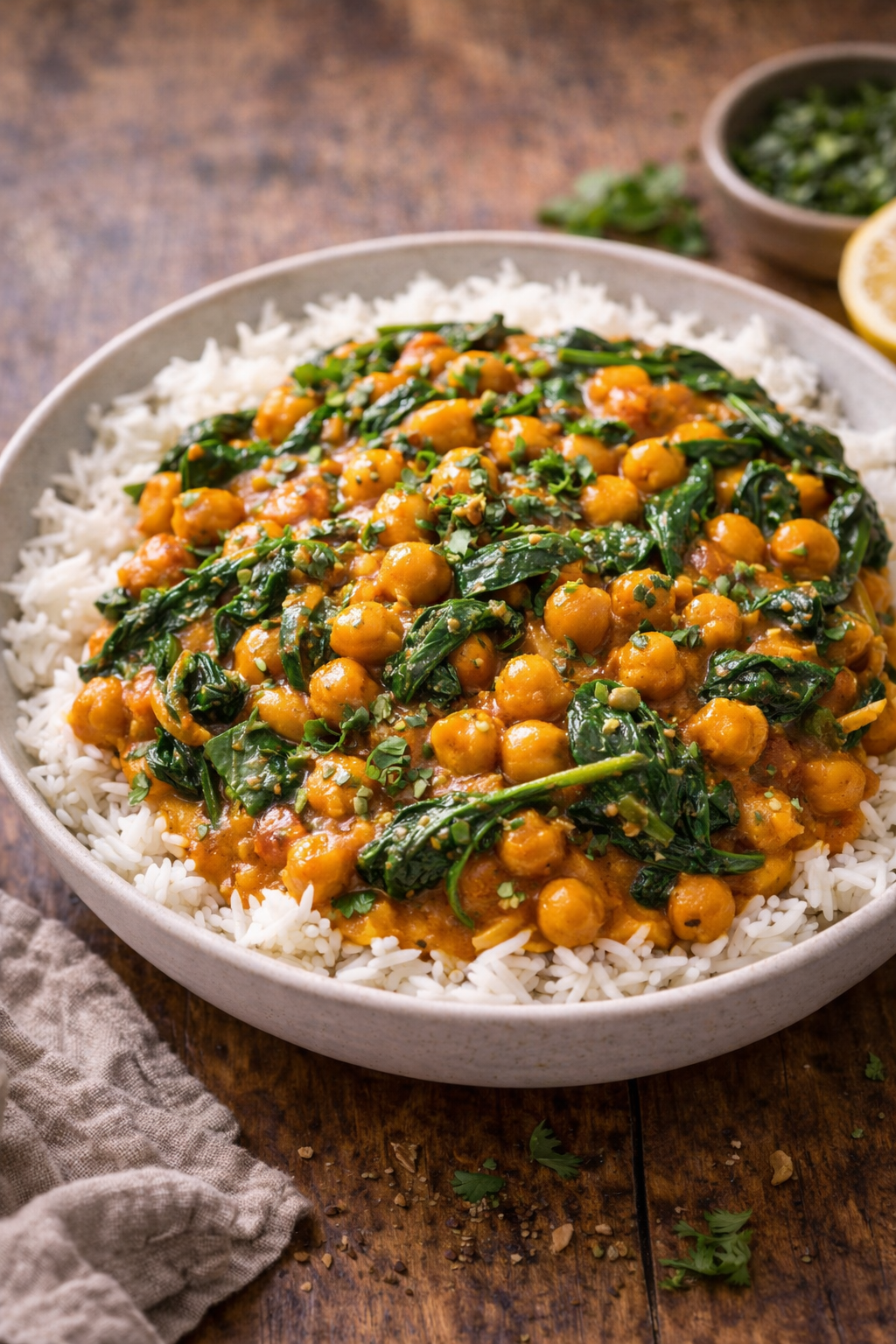 Curry de Garbanzos con Garam Masala