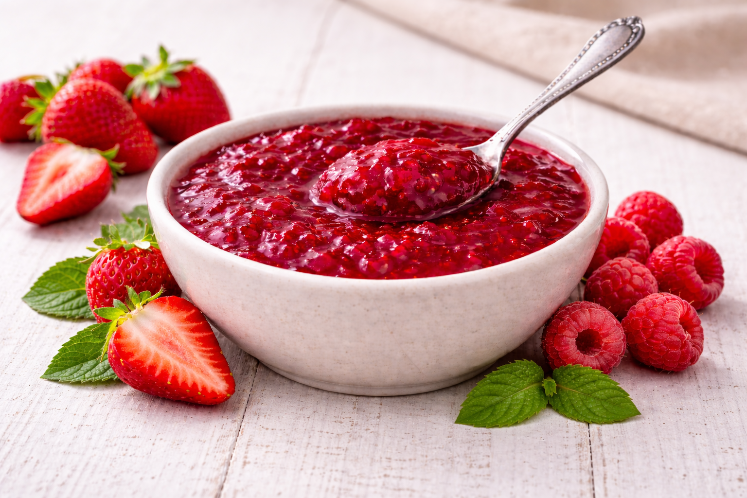 Mermelada de Fresa y Frambuesa