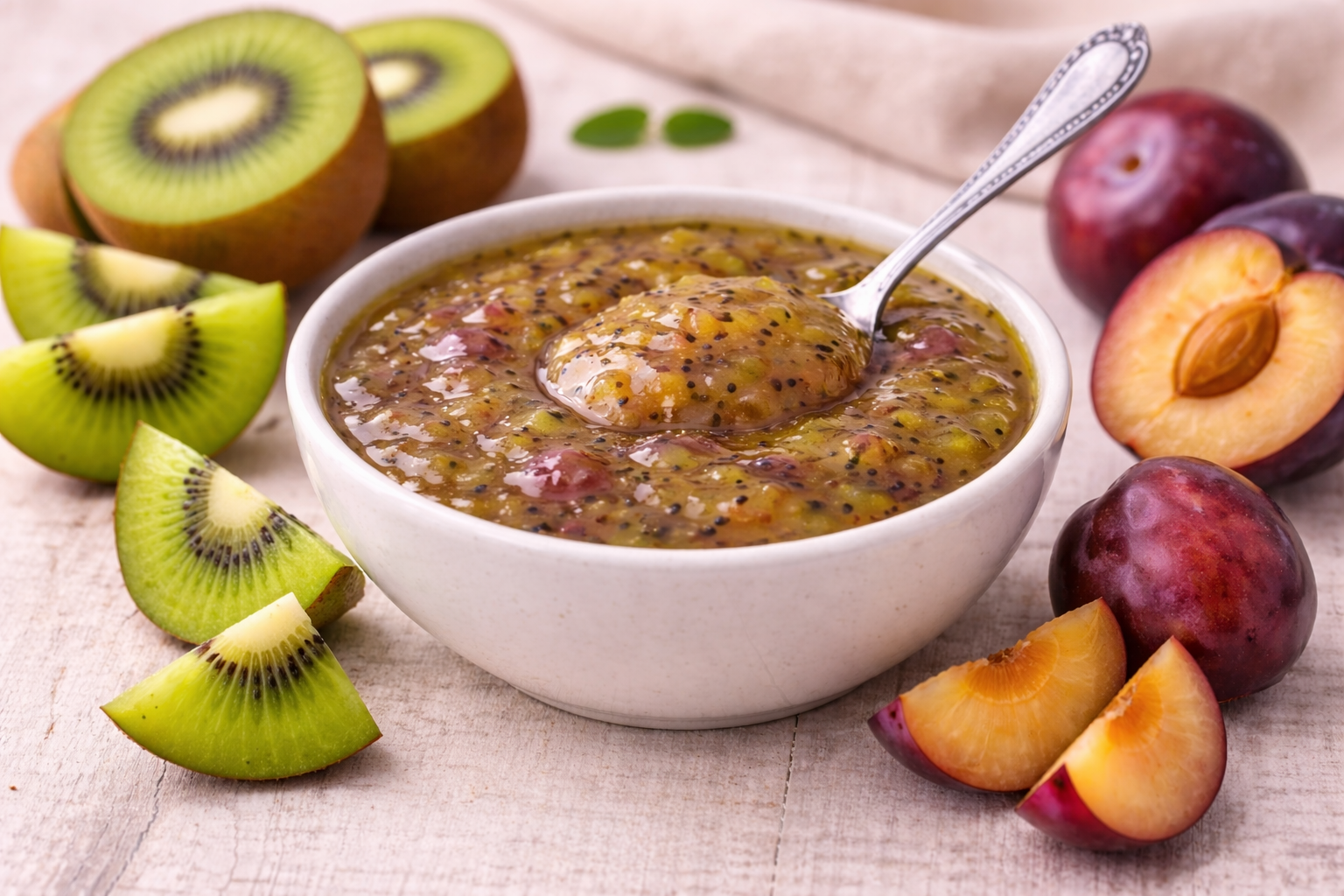 Mermelada de Kiwi y Ciruela