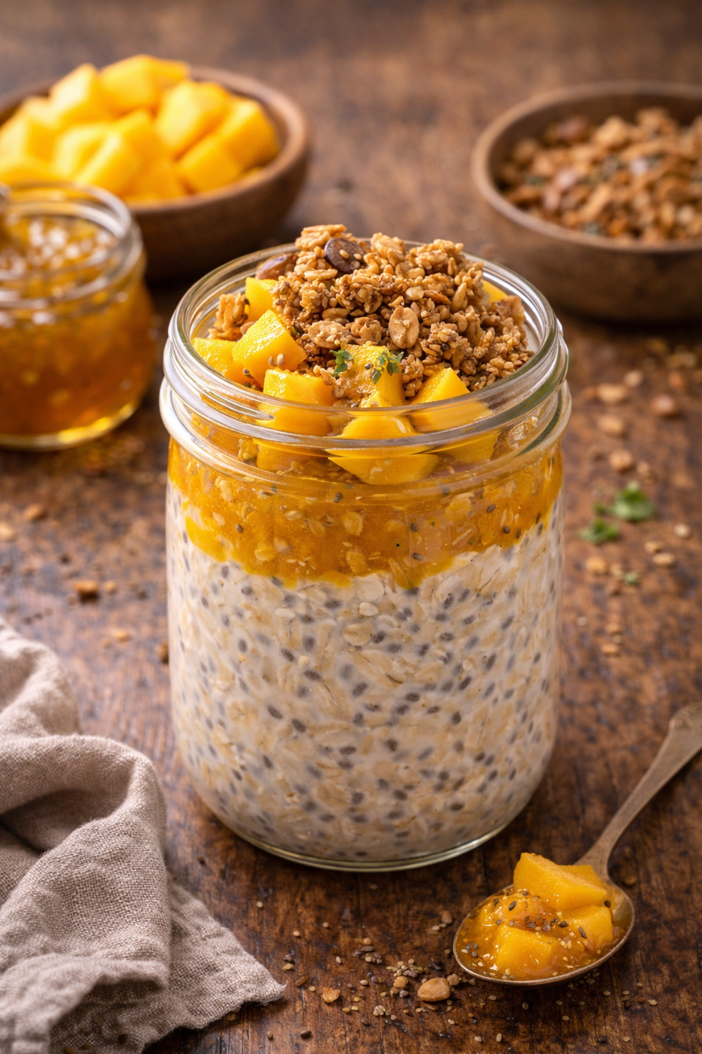 Overnight Oats con Granola Golden Andina